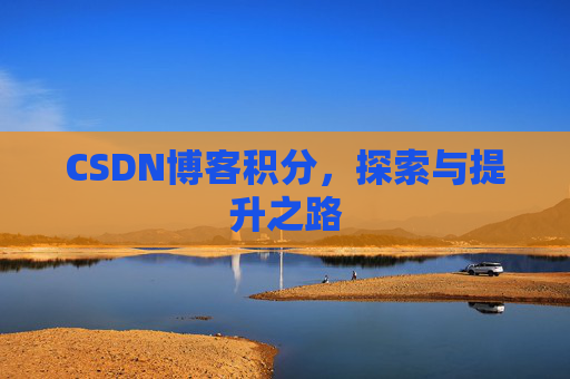 CSDN博客积分，探索与提升之路